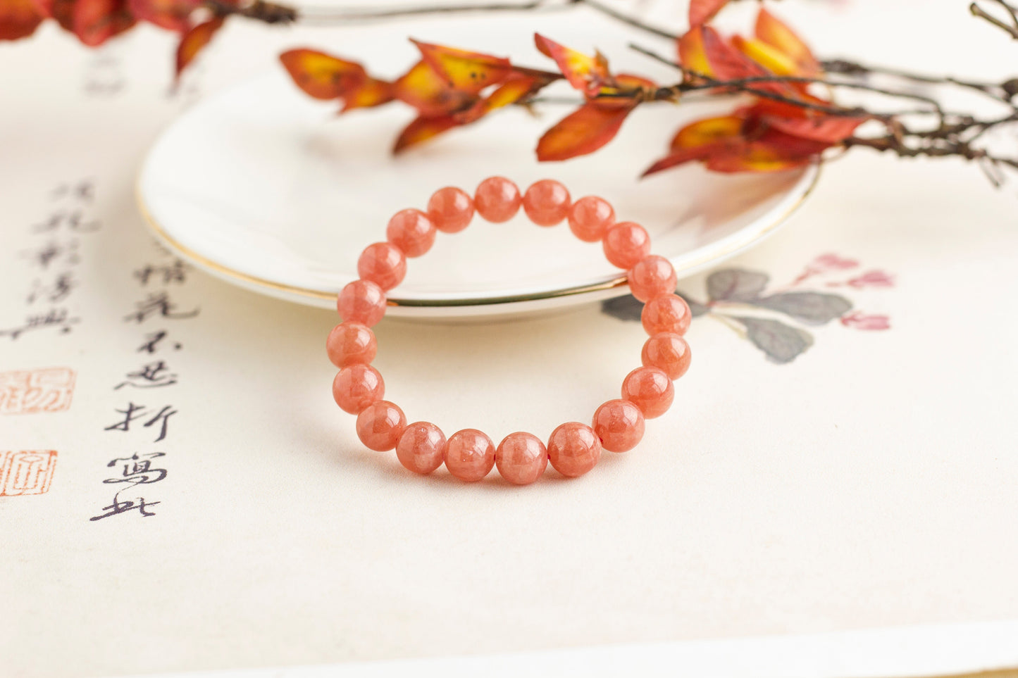 <You's jewelry>Exclusive customized rhodolite bracelet (10+)