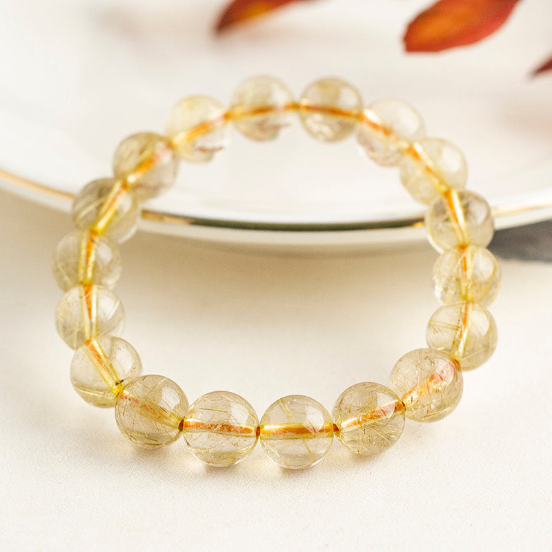 <You's jewelry>Exclusive customized golden crystal bracelet (11+)