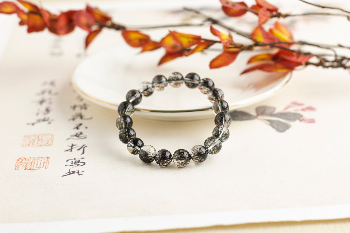 <You's jewelry>Exclusive customized black crystal bracelet (10+)