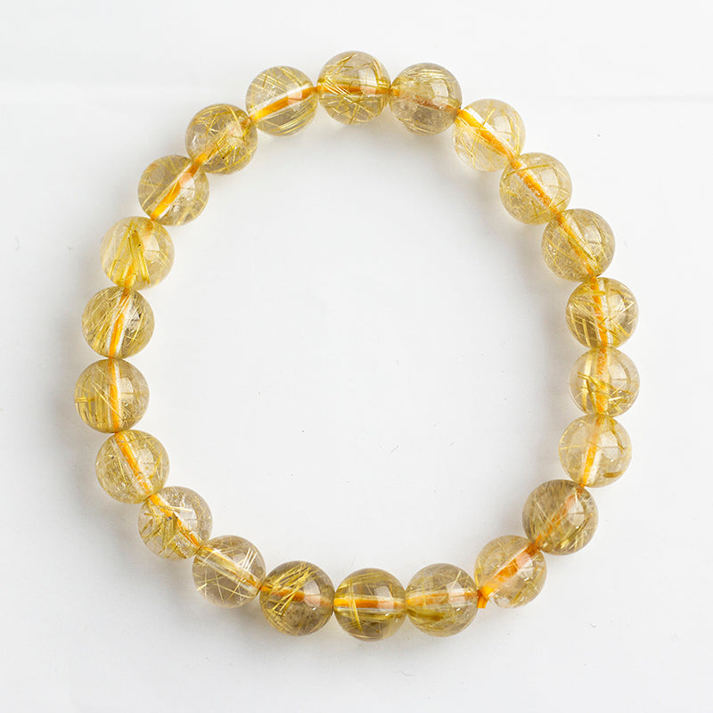 <You's jewelry>Exclusive customized golden crystal bracelet (8+)