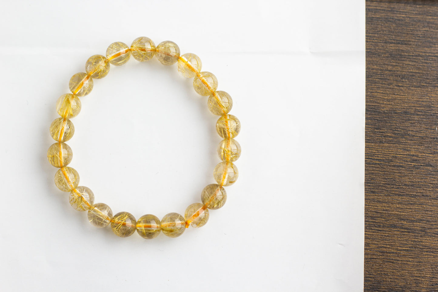 <You's jewelry>Exclusive customized golden crystal bracelet (8+)