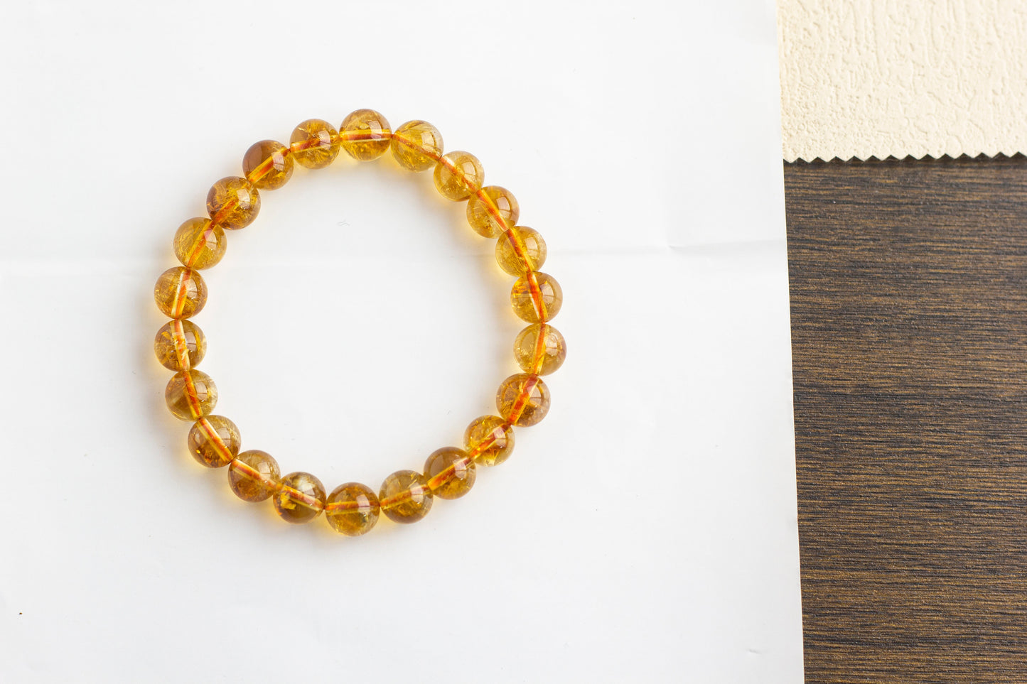 <You's jewelry>Exclusive customized yellow pagoda crystal bracelet (8+)