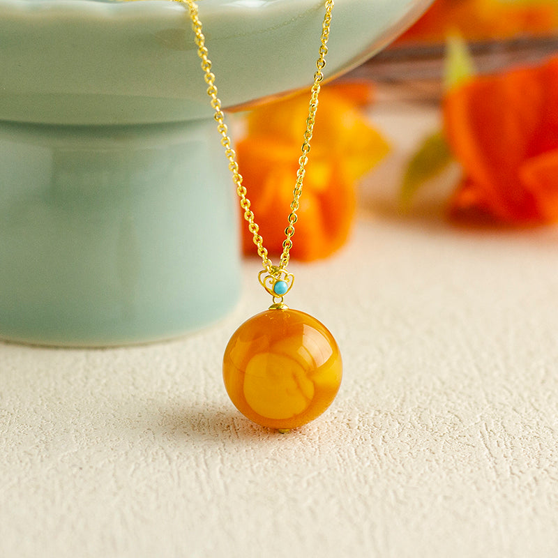 <You's jewelry>Exclusive customized 18K beeswax pendant (17+)