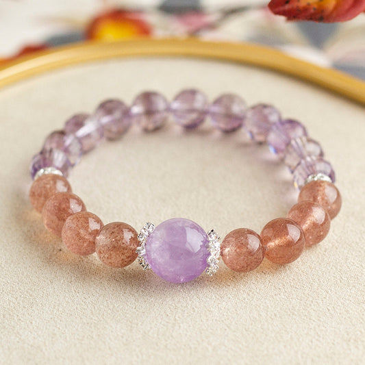 <You's jewelry>Exclusive customized amethyst bracelet (9+)