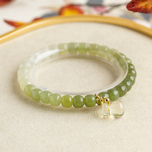 <You's jewelry>Exclusive customized Hetian jade bracelet (7+)