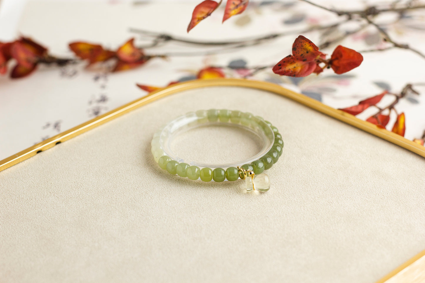 <You's jewelry>Exclusive customized Hetian jade bracelet (7+)