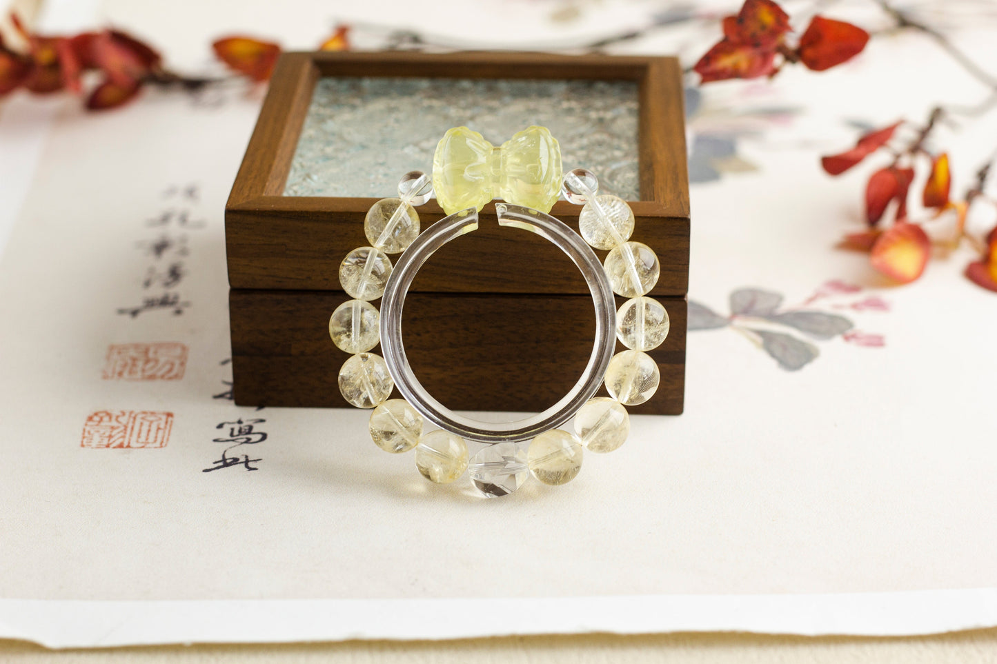 <You's jewelry>Exclusive customized citrine bracelet (12+)