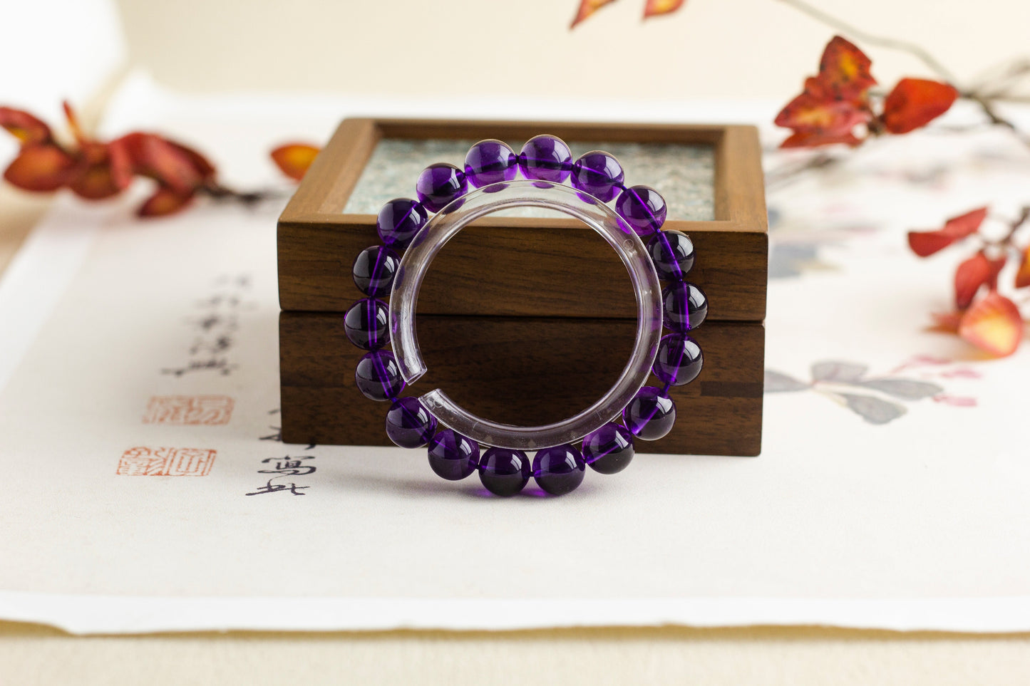 <You's jewelry>Exclusive customized amethyst bracelet (11+)