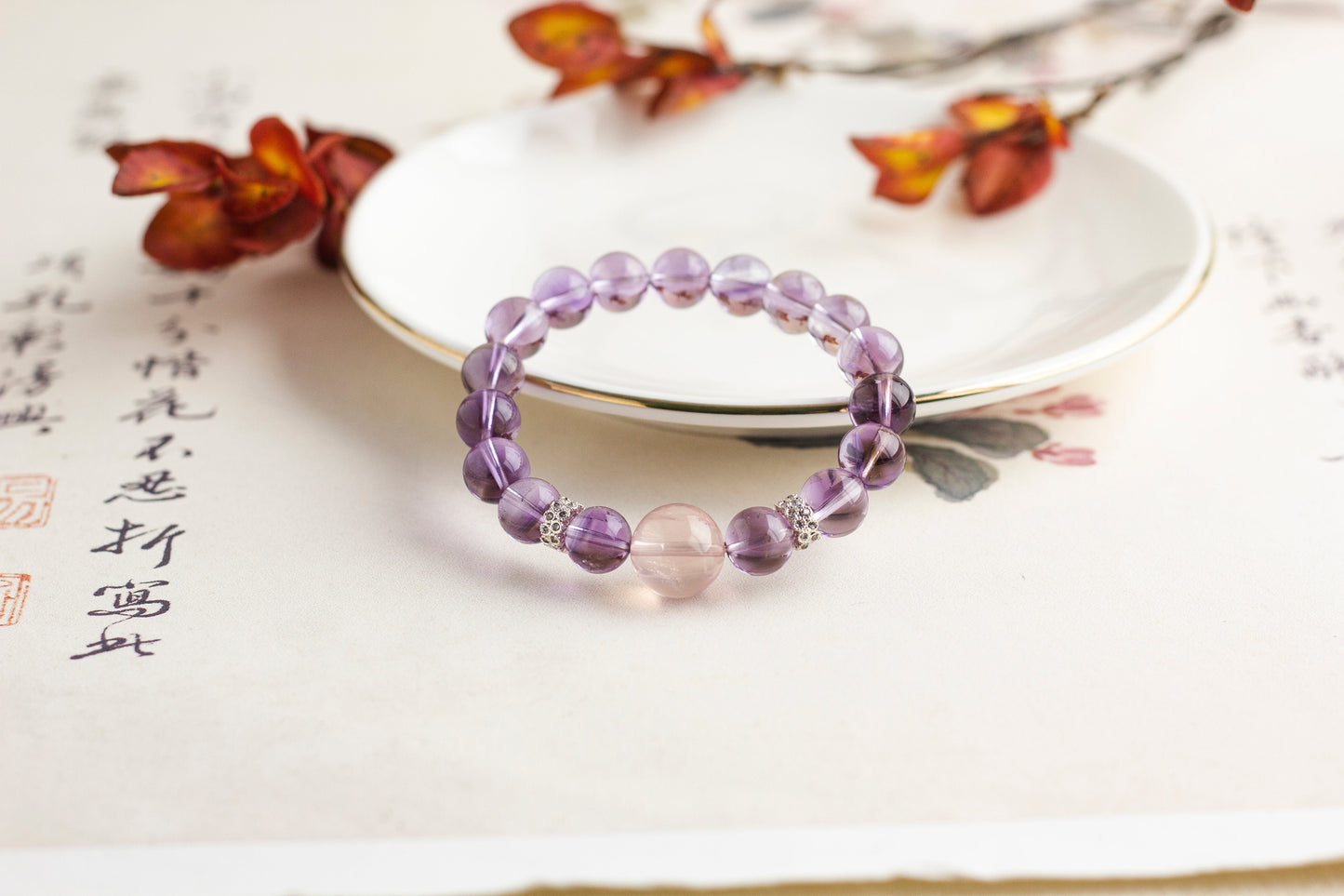 <You's jewelry>Exclusive customized amethyst bracelet (10+)