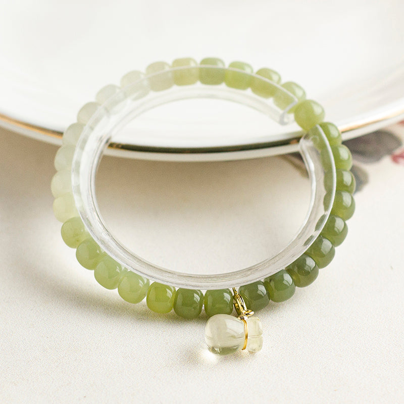 <You's jewelry>Exclusive customized Hetian jade bracelet (7+)