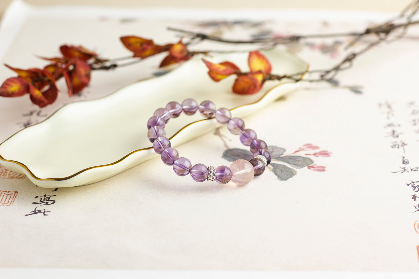 <You's jewelry>Exclusive customized amethyst bracelet (10+)