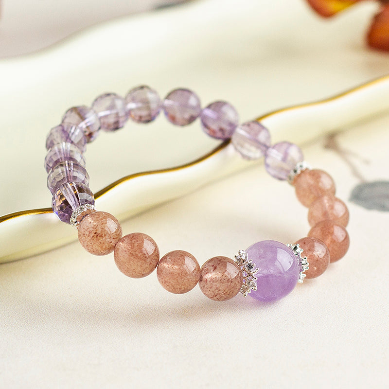 <You's jewelry>Exclusive customized amethyst bracelet (9+)