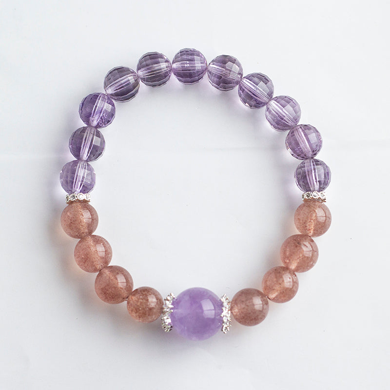 <You's jewelry>Exclusive customized amethyst bracelet (9+)