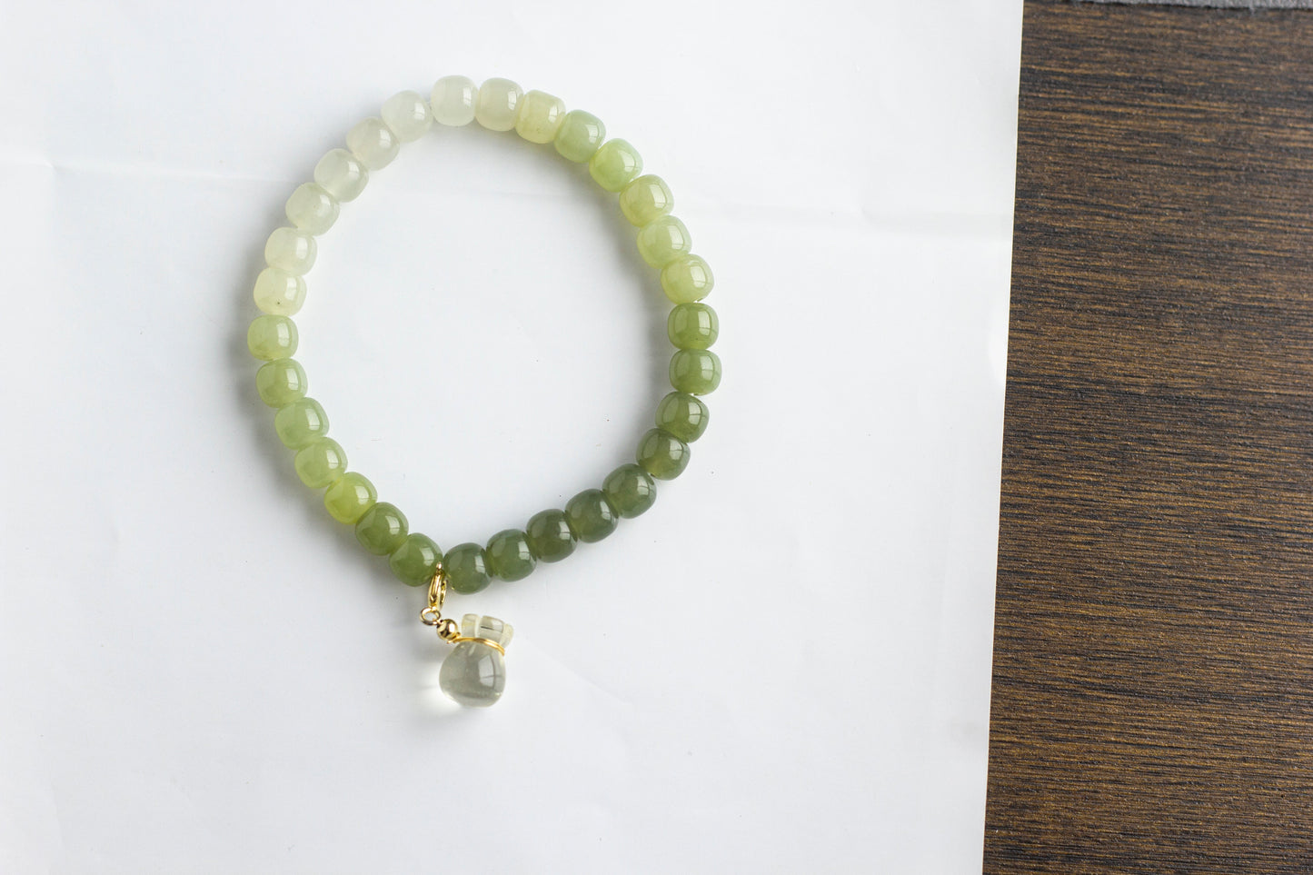 <You's jewelry>Exclusive customized Hetian jade bracelet (7+)