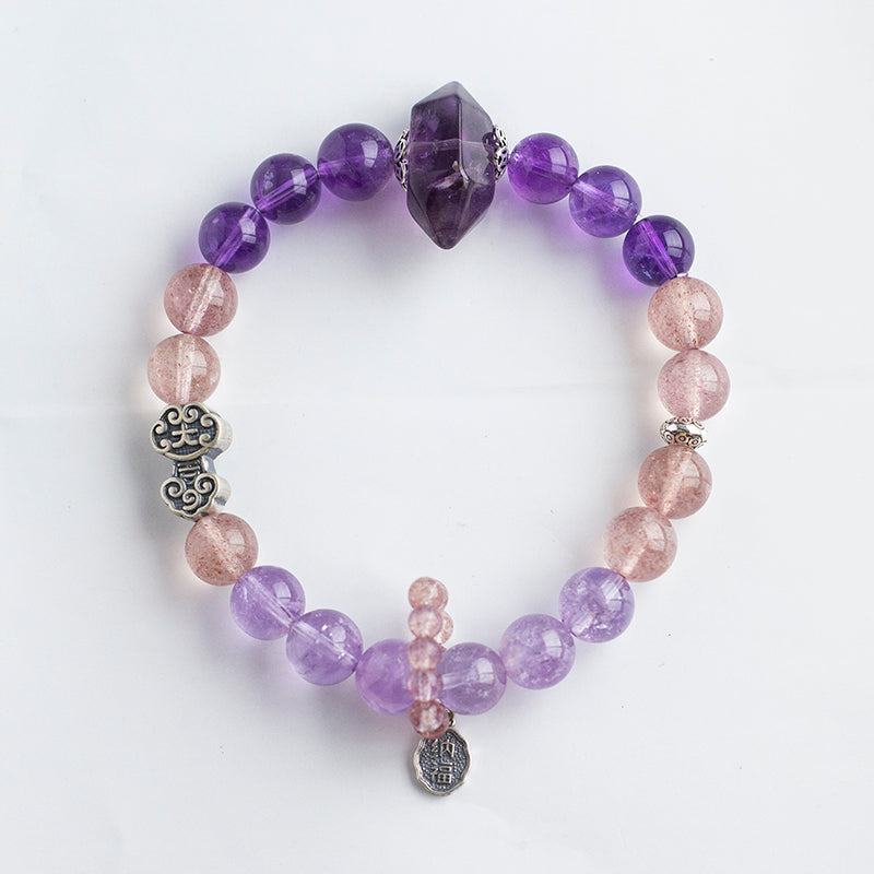 <You's jewelry>Exclusively customized Nine Purple Fire Bracelet (8+)