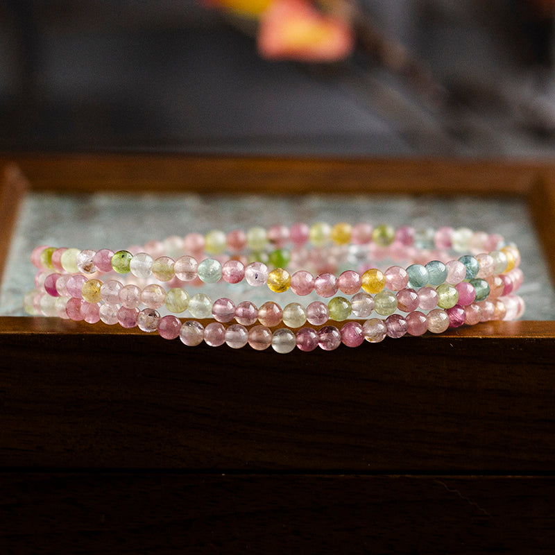 <You's jewelry>Exclusive customized tourmaline multi-circle bracelet (3+)