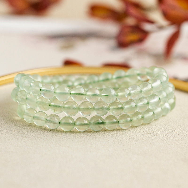 <You's jewelry>Exclusively customized green strawberry multi-circle bracelet (6+)