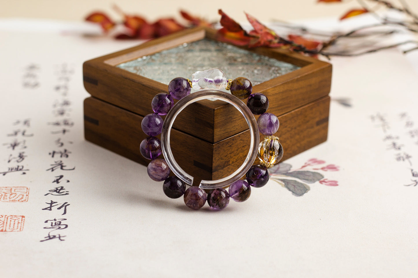 <You's jewelry>Exclusive customized purple ghost bracelet (12+)