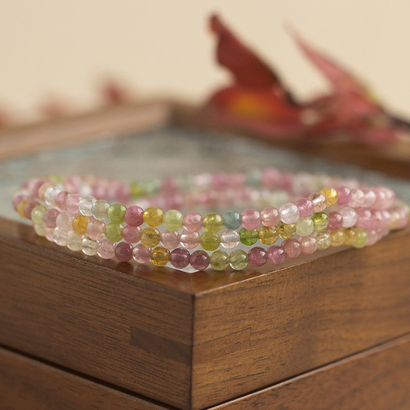 <You's jewelry>Exclusive customized tourmaline multi-circle bracelet (3+)