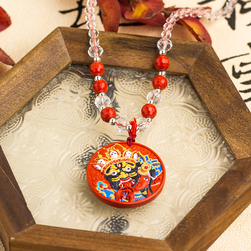 <You's jewelry>Exclusive customized cinnabar Zakiram pendant