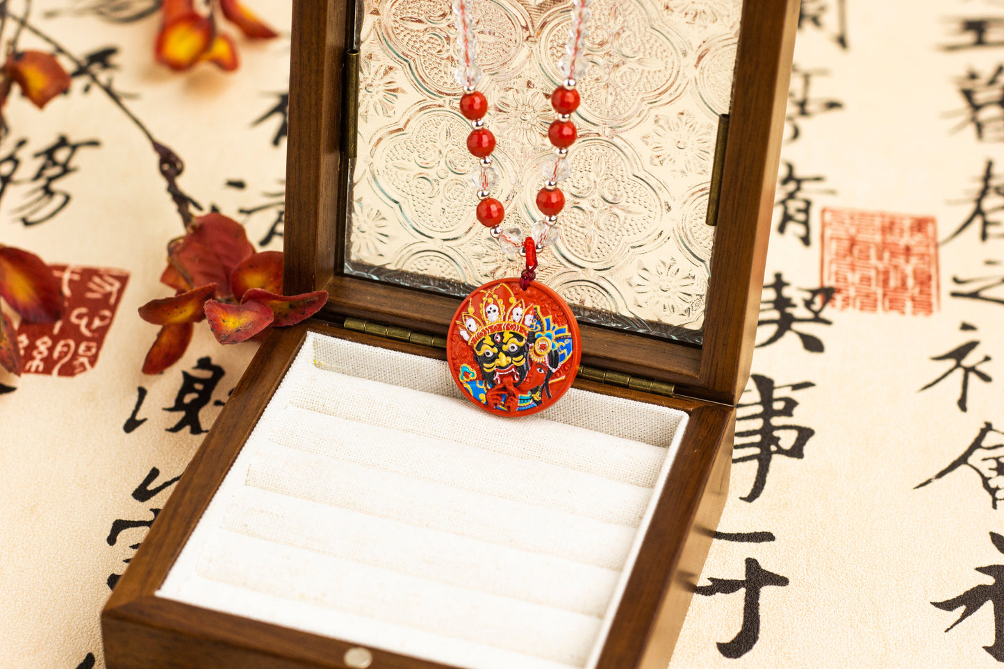 <You's jewelry>Exclusive customized cinnabar Zakiram pendant