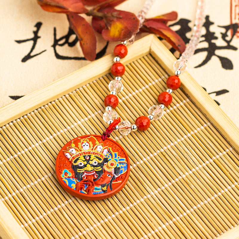 <You's jewelry>Exclusive customized cinnabar Zakiram pendant