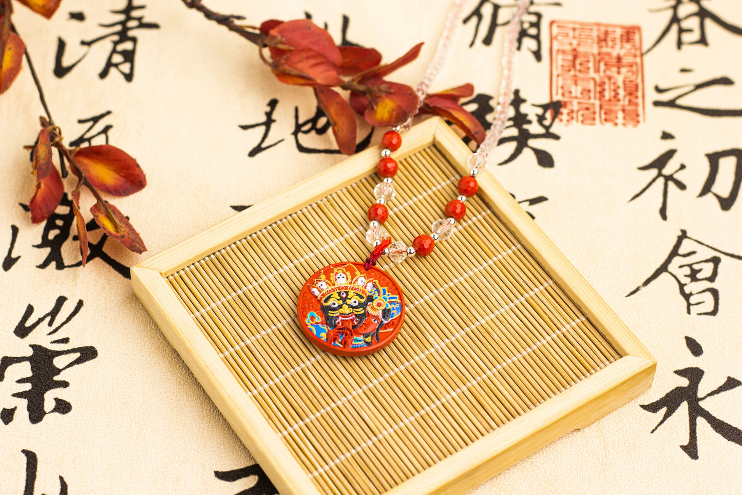 <You's jewelry>Exclusive customized cinnabar Zakiram pendant