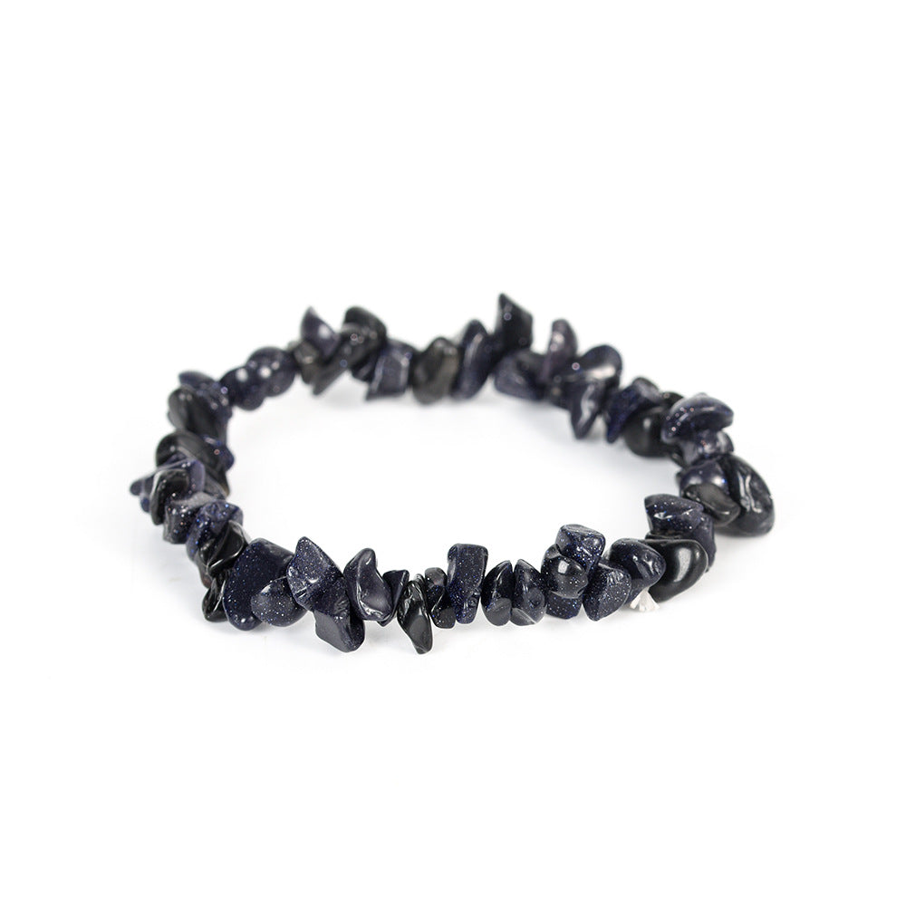 New hot selling natural crystal mixed irregular gravel bracelet for women handmade