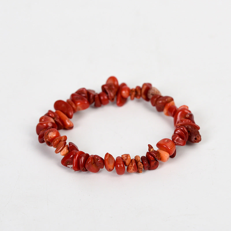 New hot selling natural crystal mixed irregular gravel bracelet for women handmade