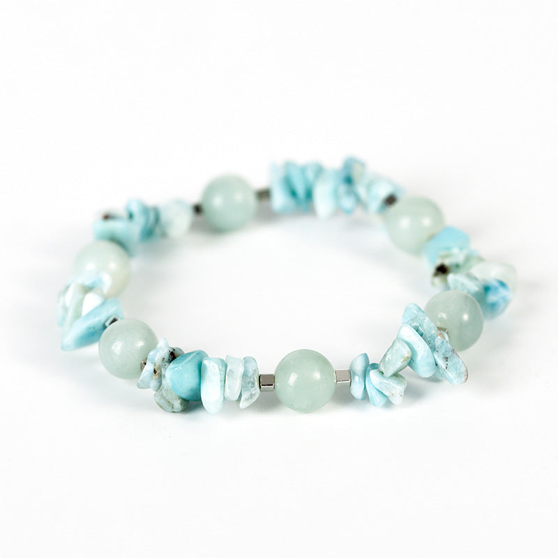 Stone beaded bracelet volcanic stone agate turquoise bracelet jewelry