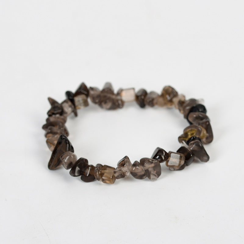 New hot selling natural crystal mixed irregular gravel bracelet for women handmade